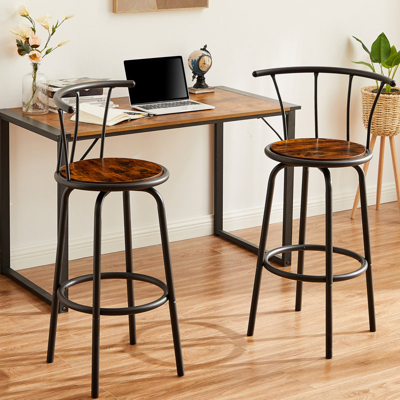 Tabouret tournant 39,5 "Ilkley, Brun