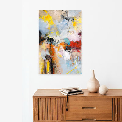 Art abstrait contemporain de forme libre