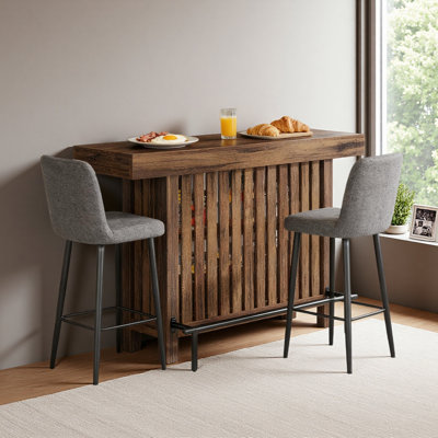 Chating Table With Footrest,Bar Table,Dining Table,Kitchentable