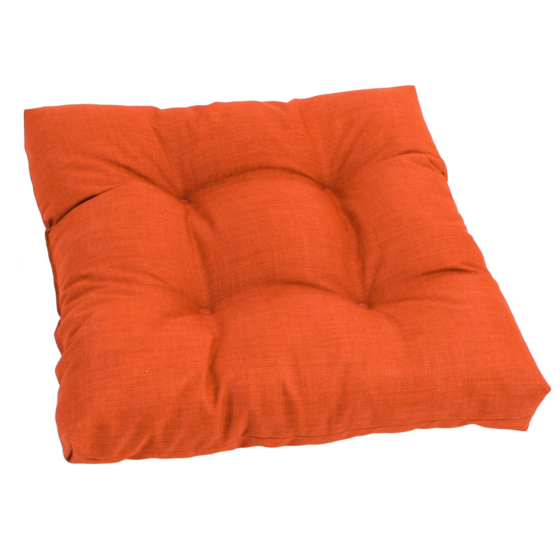 Outdoor 5'' Seat Cushion, Tangerine Dream