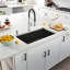 Diamond SILGRANIT 33.5" L x 18.5" W Super Single Undermount Kitchen Sink-17718203