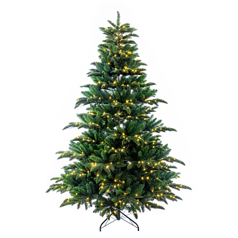 Sapin de Noël artificiel éclairé Fraser, 7'