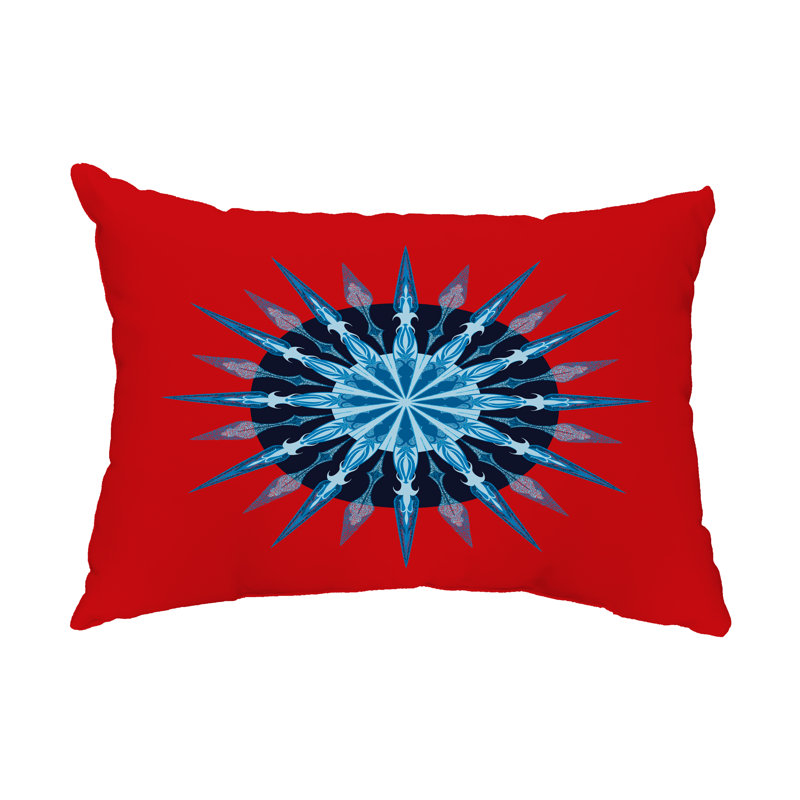  Housse et insert de coussin extérieur Sea Wheel, Rouge