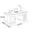 Bureau rectangulaire-1870484258