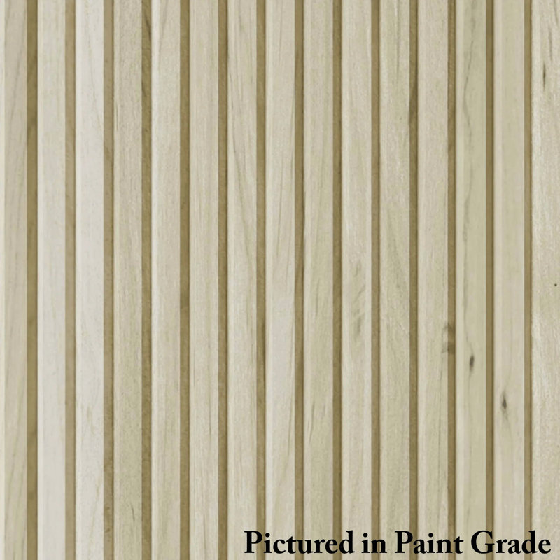 planche ronde à rainure et languette - paquet de 8, White Oak, H 48 po x l 5,25 po x P 0,75 po