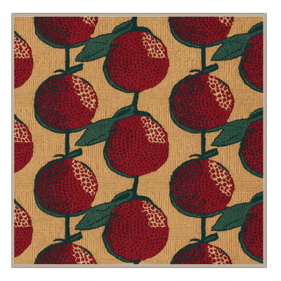  Washable Miracle Fruit Fruits Area Rug