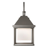 Dorset Small Dark Sky Friendly Outdoor Sconce - Coastal Dark Smoke - Seeded Clear Glass