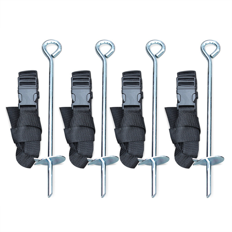 Freeport Park Wellman Universal Fit 110cm Galvanised Steel Anchor Kit