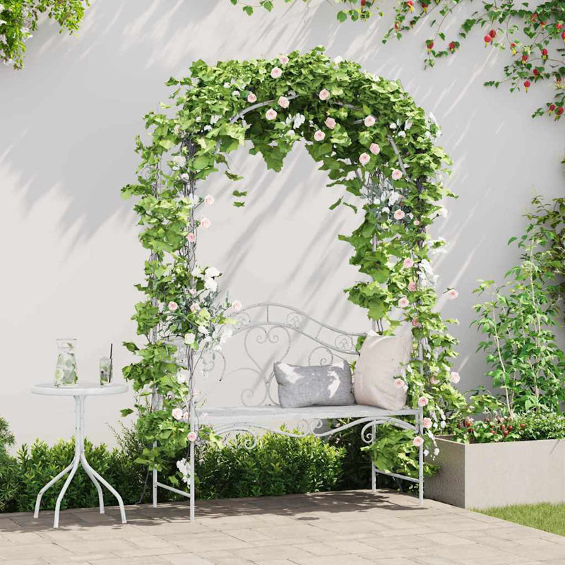 Garden Bench, White