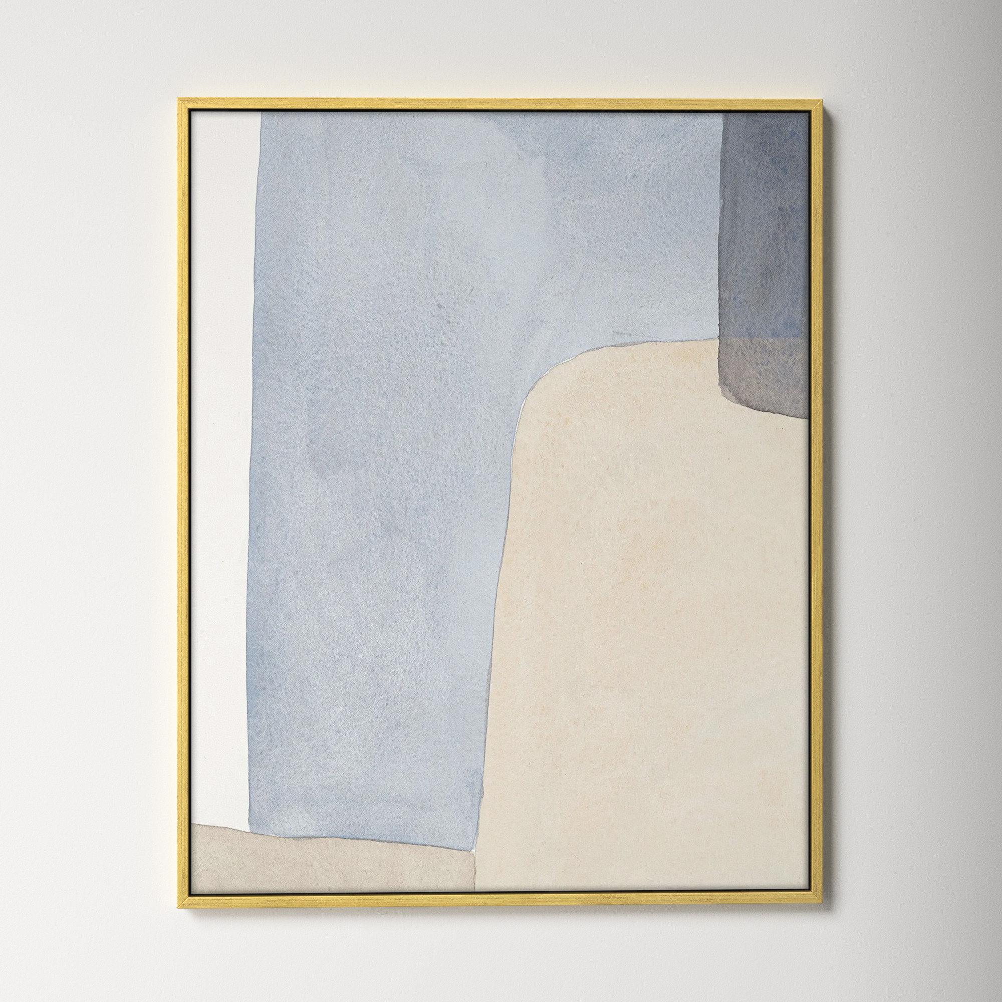 Dreamy Hues by Julia Balfour, 50" H x 40" W x 1.4" D, Gold Framed Canvas