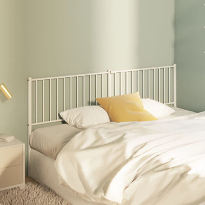 17 Stories Metal Replace Headboard White 100 Cm