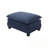 L Shaped Modular Sectional Sofa with Movable Ottoman and side pocket-794422952