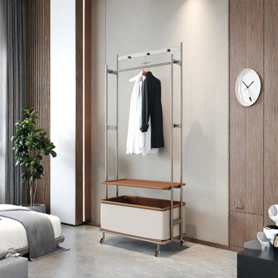Grand portemanteau en cuir