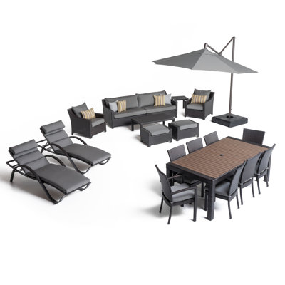 Deco Outdoor 20 - Piece Conversation Set