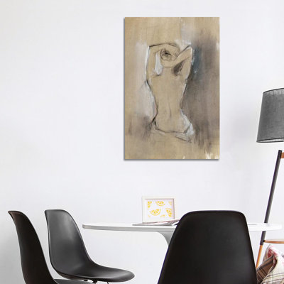 Contemporary Draped Figure I by Ethan Harper - Wrapped Canvas Print