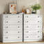 Commode 5 tiroirs moderne en bois l 29,5 po-1669916192