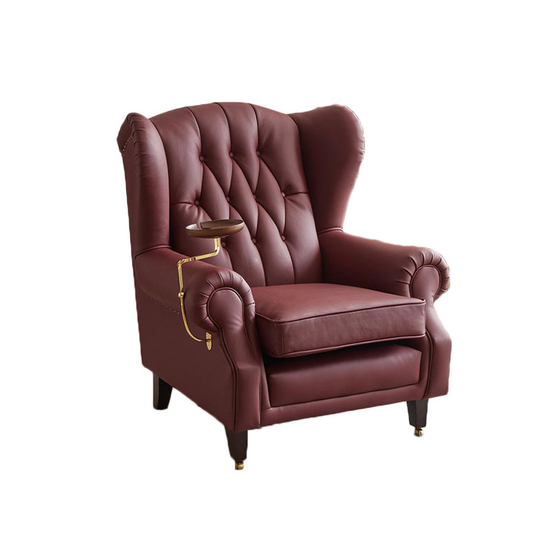 Fauteuil inclinable en simili cuir istikar, Rouge foncé