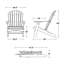 Chaise Adirondack pliante Heritage-250298527