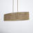 Jonah 5 - Light Oval Chandelier In Warm Brass And Rope