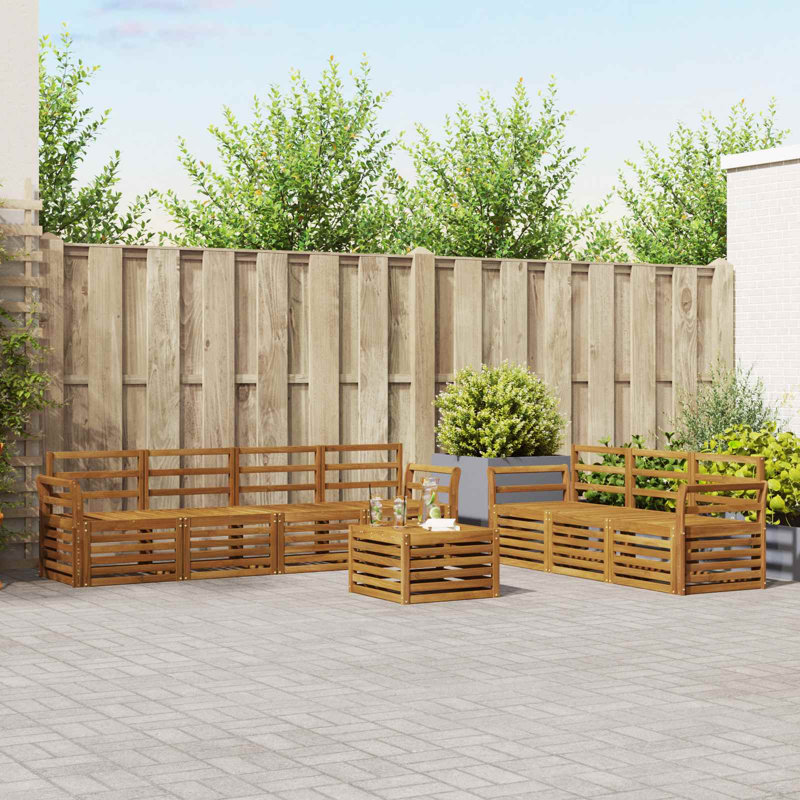 253cm Wide Patio Sectional Set