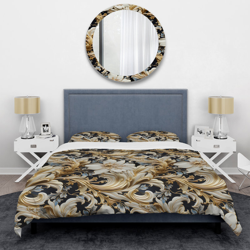 Ensemble de housse de couette Royal I, Housse de couette pour très grand lit et 2 très
