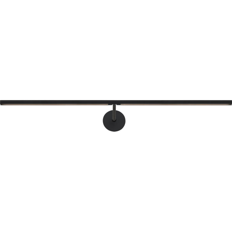 Plural Dome Picture Light, 0.5" H x 24" W x 8.9" D, 17.4, Nightshade Black