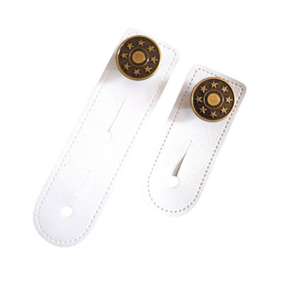 Belt buckle Stretchable Jeans With Detachable Buttons  Enlarged Waist  Herringbone Buckle  Adjustable Waist Buttons