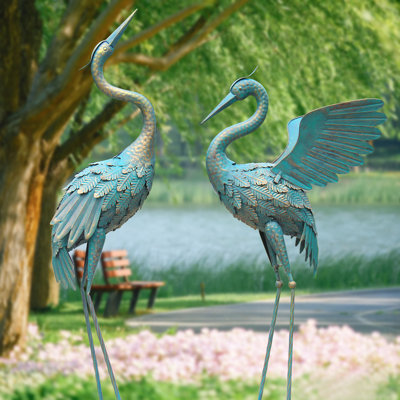 Floresville Animals Metal Garden Statue