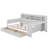 Vrishin Wooden Full Size Multi-functional Bed with Two Storage Drawers and Study Desk-893199335