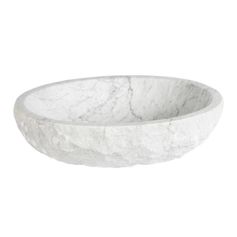 Chevington 13.98'' Marble Oval Bathroom Sink