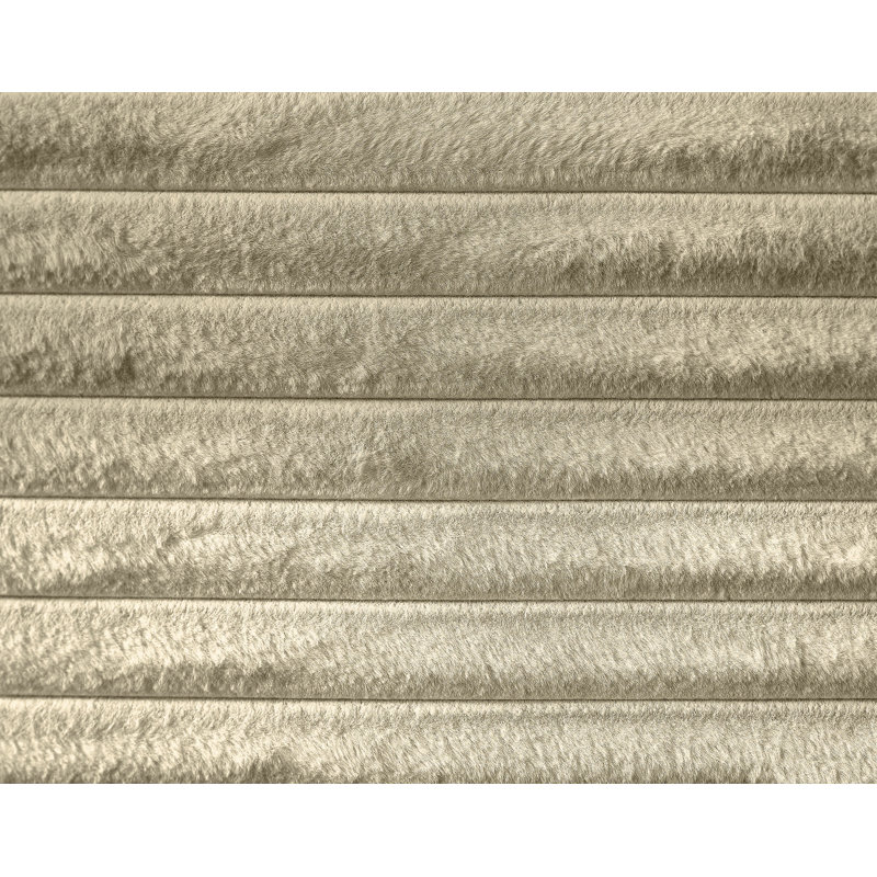 Dexter Corduroy Fabric Bed, Queen, Cream Corduroy Fabric
