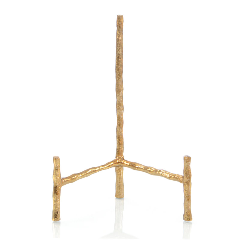 Metal Charger Stand, Brass