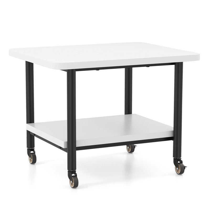 15'' H x 19'' W Printer Stand with Wheels