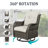 Dahlyla 8- Person Outdoor PE Wicker Sectional Seating Group with Fire Pit Table and Cushions-204568407-204568400