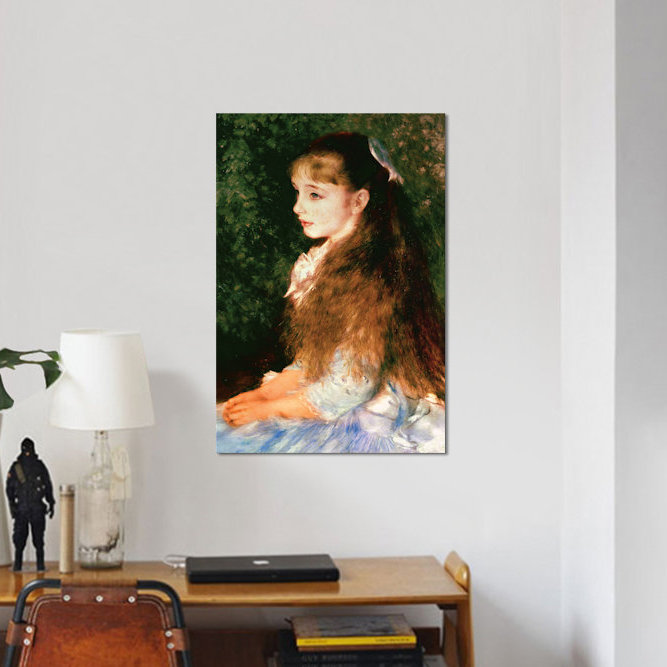 Portrait de Mademoiselle Irene Cahen d'Anvers, 1880 par Pierre-Auguste Renoir - reproduction d'art sur toile tendue
