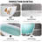 65" Freestanding Soaking Bathtub In Matte White - Thermal Insulation, Long Lasting Quality Luxury Stone Resin Ergonomic Shape, Easy To Clean