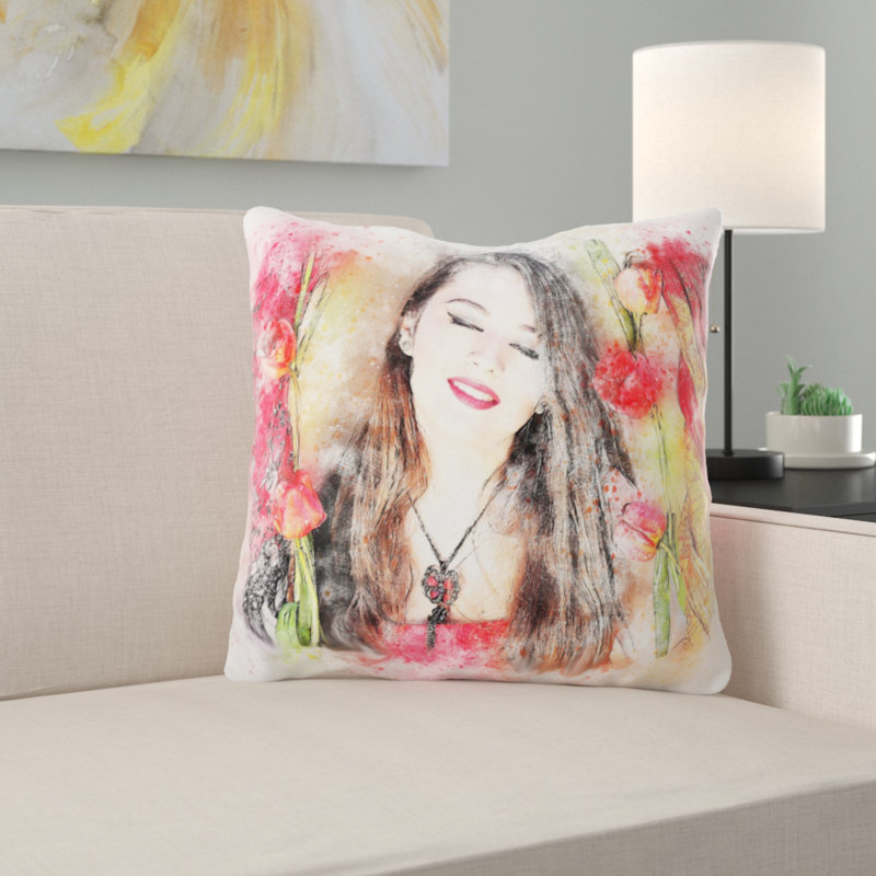 Coussin Josanna, Micro suède, Intérieur