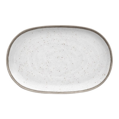 Gray/White Melamine Kiln Platter 1 each