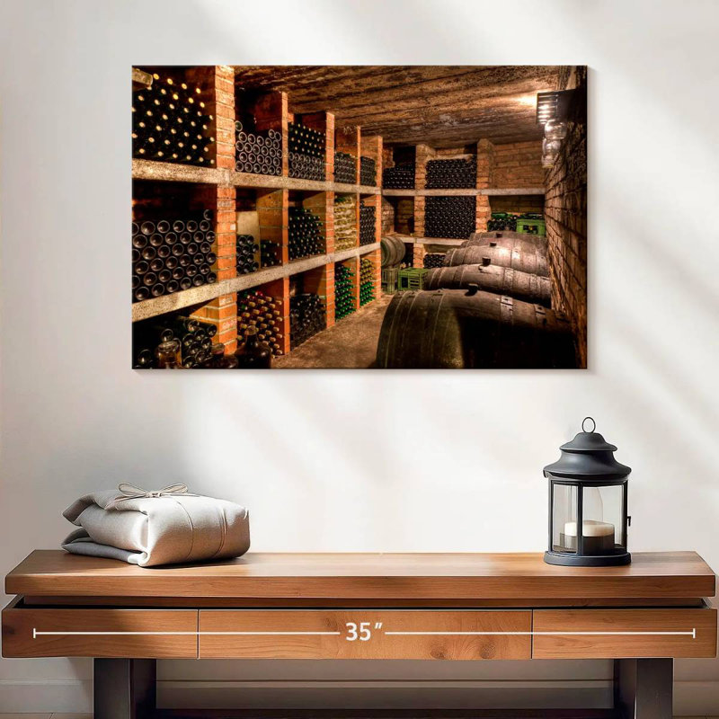 Lilie Wine Cellar, 16" H x 24" W