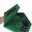 Table de poker pliante 48 po octogone 8 joueurs avec porte-gobelets | Vert | Classique