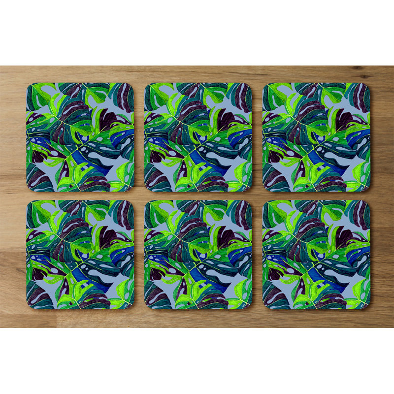 Dubik Square 6 Piece Coaster Set
