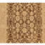 Tapis brun / beige en laine noué à la main de conception unique 8 pi 9 po x 11 pi 4 po
