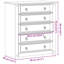 Gurveen 80cm W Chest of Drawers