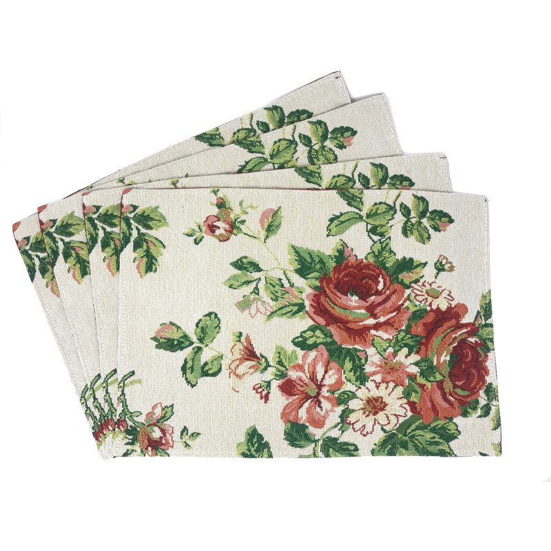 Koby Floral Rectangle Placemat