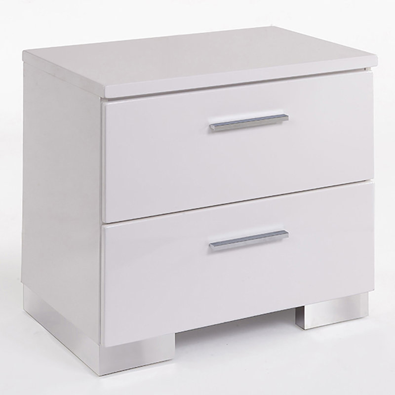 Table de chevet 2 tiroirs