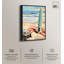 «Surf Mornings Canvas Glam Coastal», art mural par Art Remedy-105294329-105294328