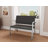 Newport Waiting Reception Loveseat Metal Frame-1897956033-1897956056