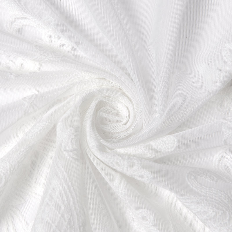 Paire de rideaux transparents avec œillets Asherton, L 52 po x L 96 po