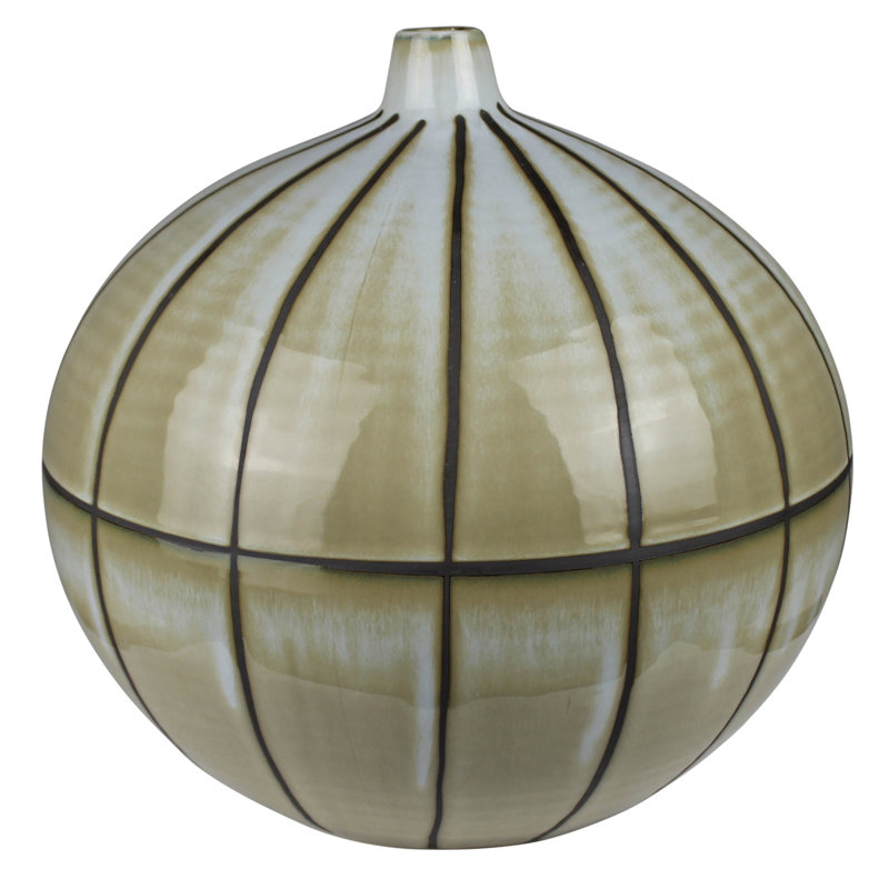 Vase Andre, céramique - petit, H 9,50 po x l 10 po x P 10 po