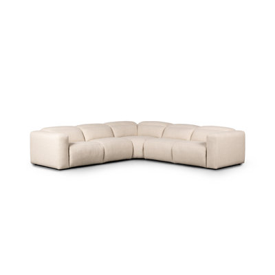 Radley Antigo Natural 5 - Piece Leather Reclining Sectional